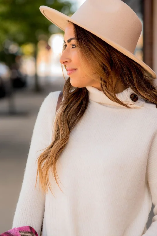 Plus Size Women's Pocket - Detail Sweater in Olive Green for a Practical and Fashionable PieceOne Shoulder Button Cowl Neck Sweater Plus Size Women's Pocket - Detail Sweater in Olive Green for a Practical and Fashionable PieceOne Shoulder Button Cowl Neck Sweater