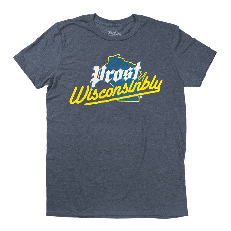 Graphic Print Women T Shirt for a Trendy StatementProst Wisconsinbly T-Shirt