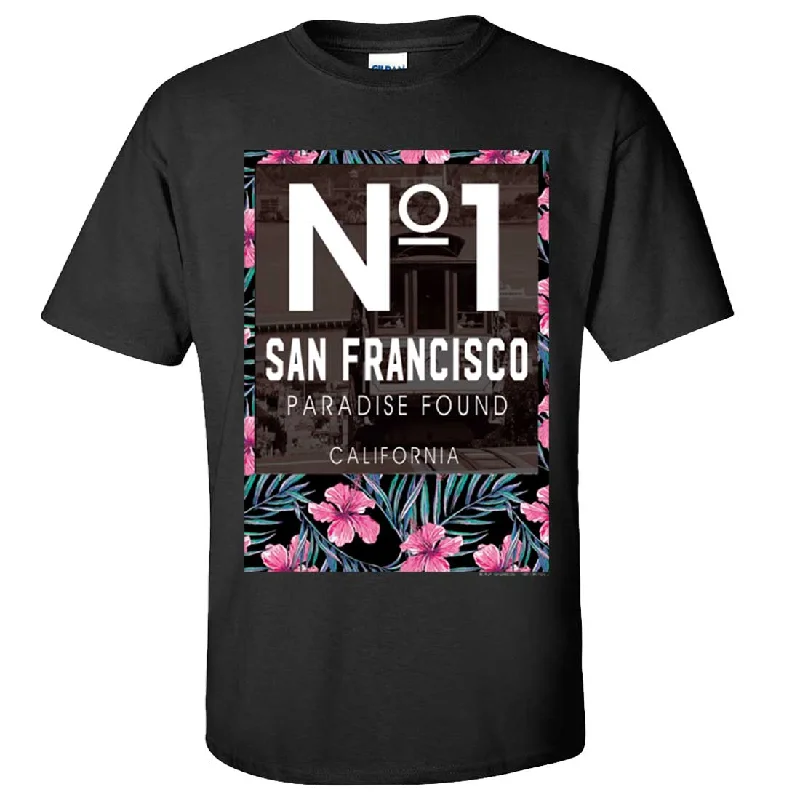 Crop Top Women T Shirt to Pair with High - Waisted BottomsSan Francisco No. 1 Paradise Found California Asst Colors T-shirt/tee Crop Top Women T Shirt to Pair with High - Waisted BottomsSan Francisco No. 1 Paradise Found California Asst Colors T-shirt/tee
