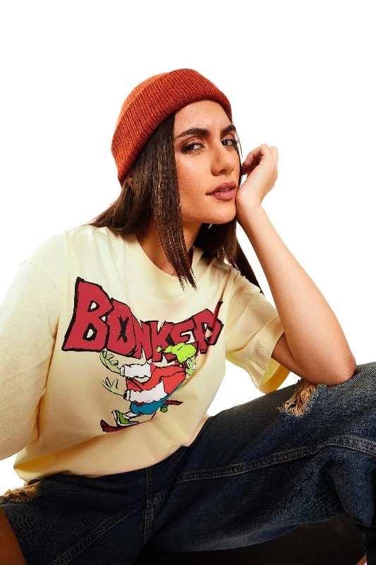 Puff Sleeve Women T Shirt for a Fashion - Forward LookSignature Skater Boy Oversized T-shirt Puff Sleeve Women T Shirt for a Fashion - Forward LookSignature Skater Boy Oversized T-shirt