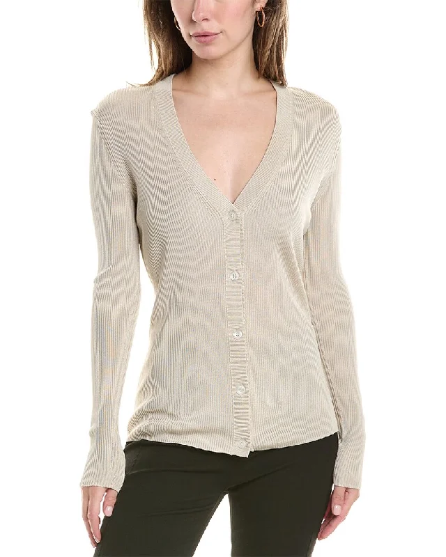 v neck women cardigan to elongate the necklineSt. John Cardigan