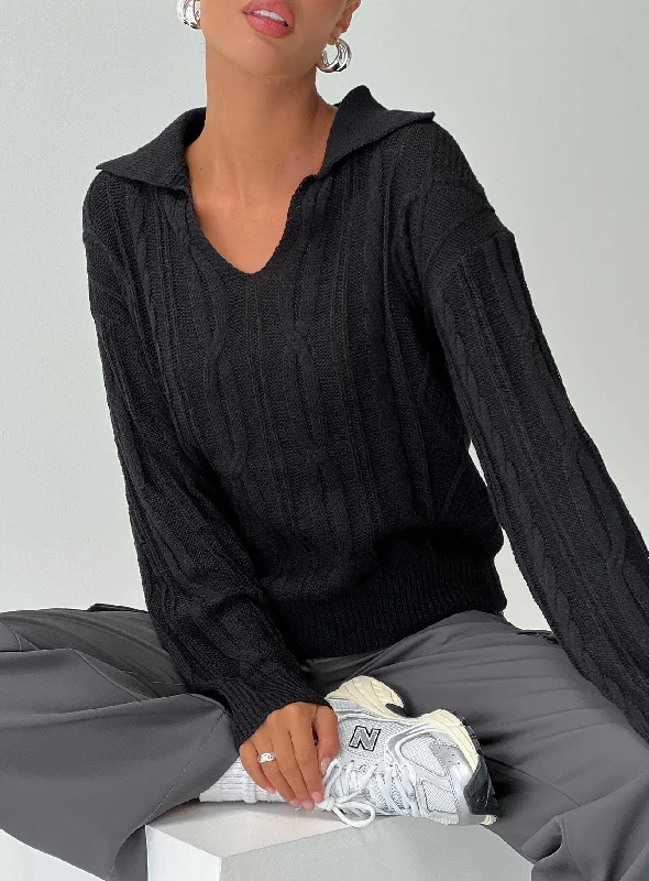 Women's Fuzzy Mohair - Blend Sweater in Light Pink for a Soft and Cozy FeelSymons Sweater Black Women's Fuzzy Mohair - Blend Sweater in Light Pink for a Soft and Cozy FeelSymons Sweater Black