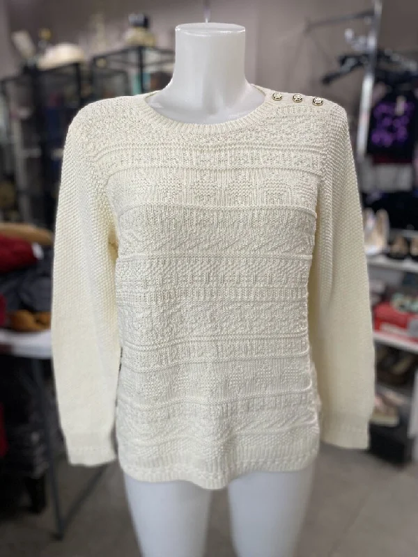 Plus Size Women's Fringe - Trimmed Sweater in Beige for a Boho - Inspired StyleTalbots button detail sweater Lp Plus Size Women's Fringe - Trimmed Sweater in Beige for a Boho - Inspired StyleTalbots button detail sweater Lp