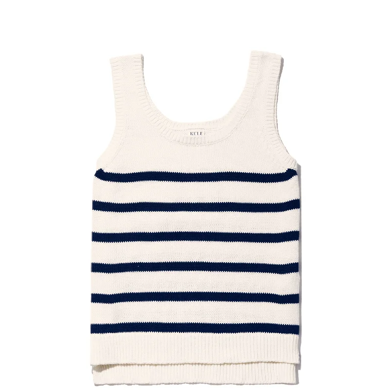 Women's Cable - Knit Sweater Dress in Brown for a Stylish and Comfortable One - Piece OptionThe Gio - Cream/Navy Women's Cable - Knit Sweater Dress in Brown for a Stylish and Comfortable One - Piece OptionThe Gio - Cream/Navy