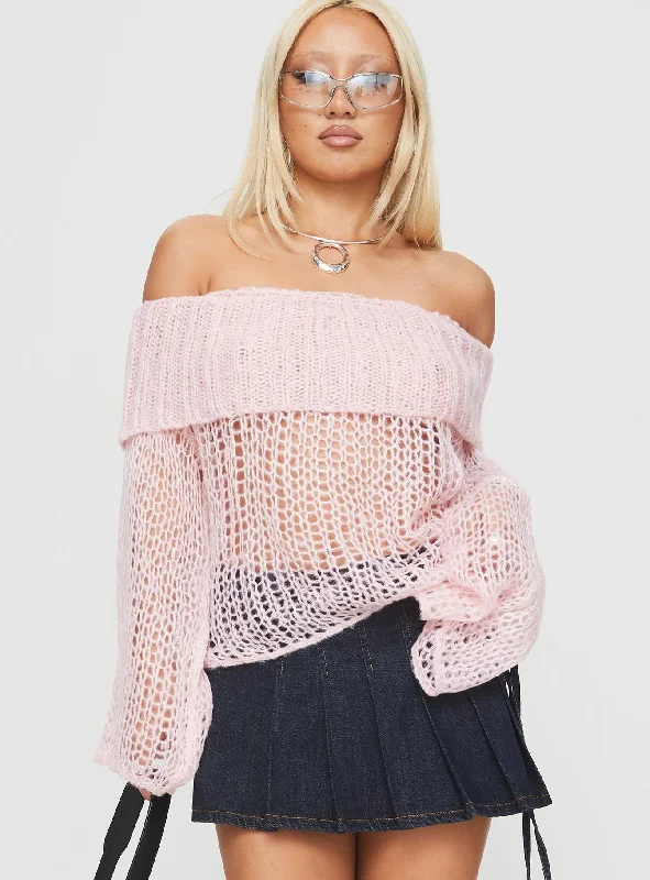 Plus Size Women's Button - Down Sweater in Mustard Yellow for a Pop of ColorTrapok Off The Shoulder Sweater Pink Plus Size Women's Button - Down Sweater in Mustard Yellow for a Pop of ColorTrapok Off The Shoulder Sweater Pink