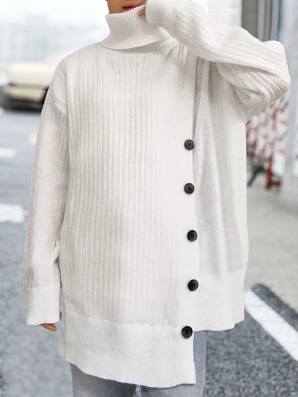 Women's Cropped Cable - Knit Merino Wool Sweater in Beige for a Trendy Fall OutfitTurtleneck Dropped Shoulder Long Sleeve Sweater Women's Cropped Cable - Knit Merino Wool Sweater in Beige for a Trendy Fall OutfitTurtleneck Dropped Shoulder Long Sleeve Sweater
