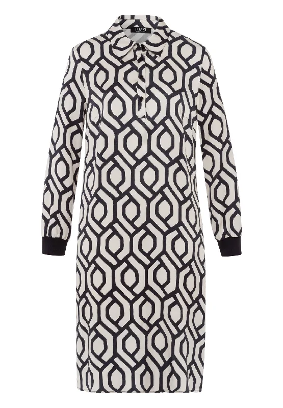Cropped Women's Angora Blend Sweaters for a Trendy LookTuzzi All Over Patterned Dress