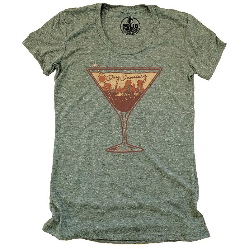Plus Size Women T Shirt for a Comfortable and Flattering FitWomen's Dry January T-shirt Plus Size Women T Shirt for a Comfortable and Flattering FitWomen's Dry January T-shirt