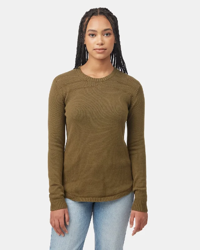 Plus Size Women's Pocket - Detail Sweater in Olive Green for a Practical and Fashionable PieceForever After Sweater Plus Size Women's Pocket - Detail Sweater in Olive Green for a Practical and Fashionable PieceForever After Sweater