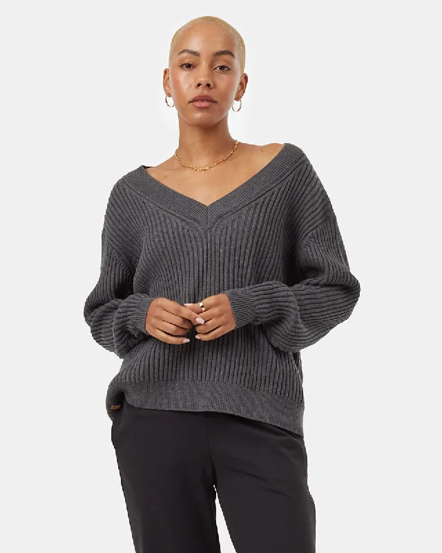 Women's Sheer Lace - Trimmed Sweater in Cream for a Delicate and Elegant AppearanceHighline Deep V Sweater Women's Sheer Lace - Trimmed Sweater in Cream for a Delicate and Elegant AppearanceHighline Deep V Sweater
