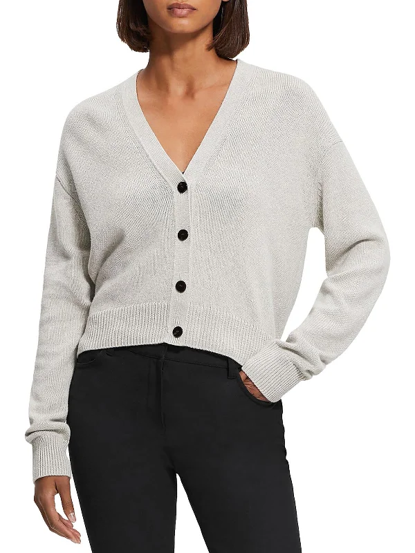 Women's Sequined Trimmed Sweater in Gold for a Glamorous Party LookWomens Ribbed Trim Cotton Cardigan Sweater Women's Sequined Trimmed Sweater in Gold for a Glamorous Party LookWomens Ribbed Trim Cotton Cardigan Sweater
