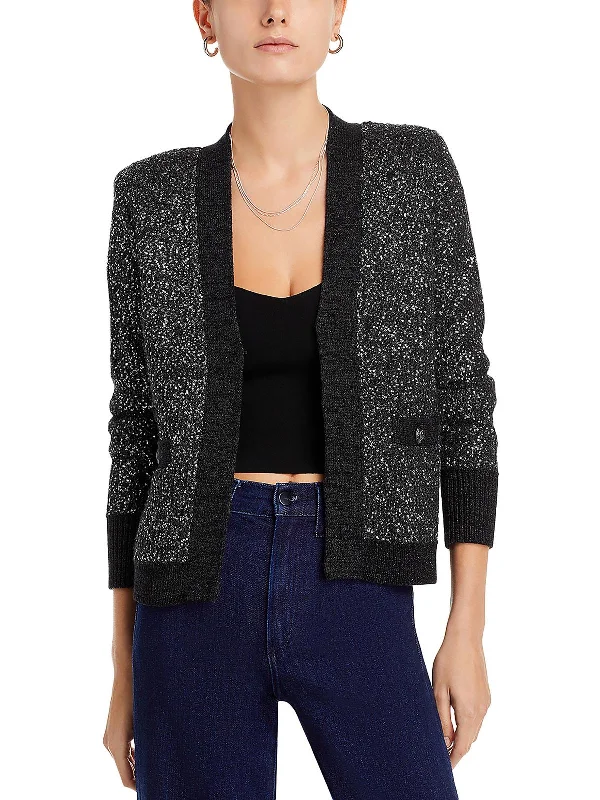 sequin embellished women cardigan for special occasionsWomens Seqi Metallic Cardigan Sweater sequin embellished women cardigan for special occasionsWomens Seqi Metallic Cardigan Sweater