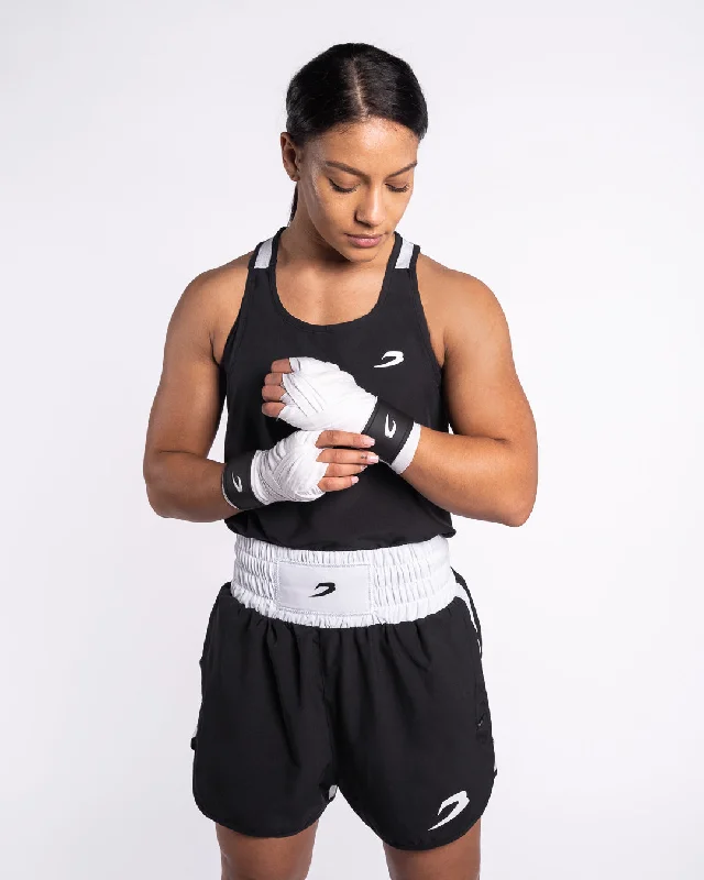 Pocketed Women T Shirt for Added FunctionalityStevenson Tank 2.0 - Black/White