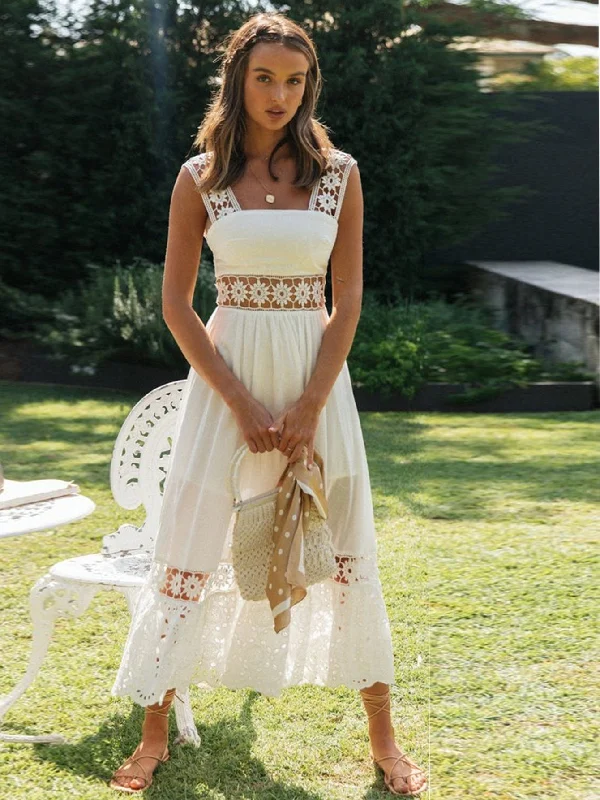 Printed Abstract Women Dress for a Modern and Artistic AppealKittenAlarm - Lace Insert Ruffle Hem Slip Dress Printed Abstract Women Dress for a Modern and Artistic AppealKittenAlarm - Lace Insert Ruffle Hem Slip Dress
