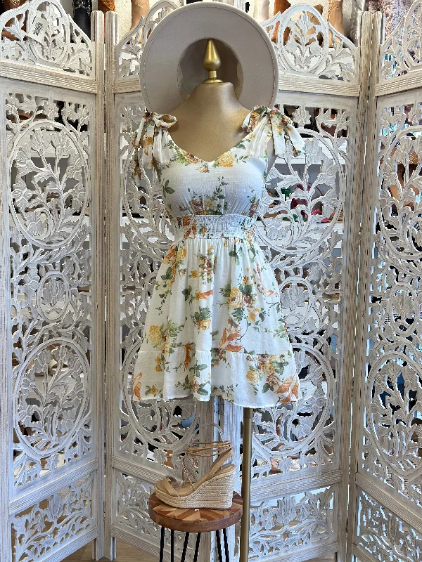 Sheath Women Dress with a Tailored Fit for a Professional LookBow Strap Floral Dress Sheath Women Dress with a Tailored Fit for a Professional LookBow Strap Floral Dress