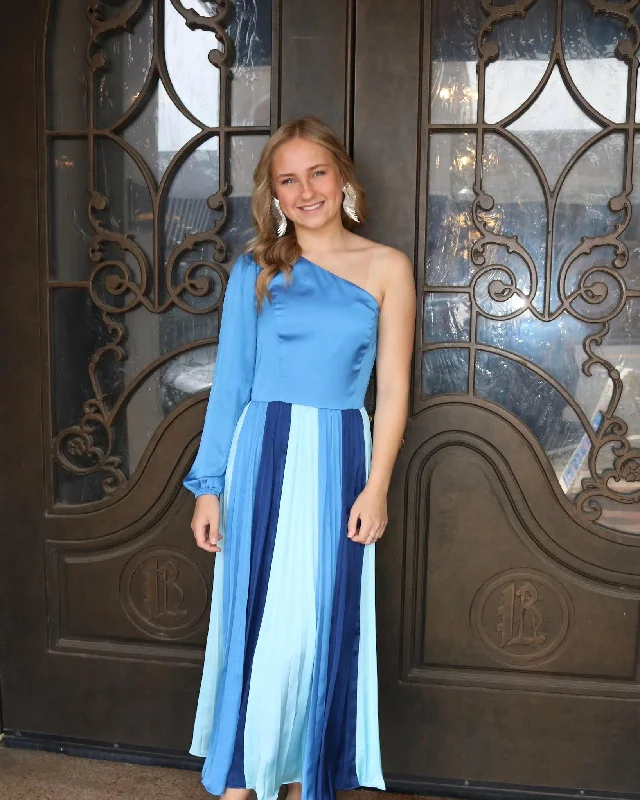 Off - the - Shoulder Women Dress for a Romantic and Feminine LookCher One Shoulder Pleated Midi Dress Off - the - Shoulder Women Dress for a Romantic and Feminine LookCher One Shoulder Pleated Midi Dress