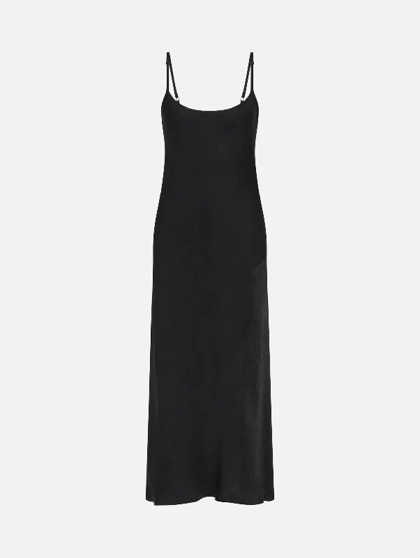 Off - the - Shoulder Women Dress for a Romantic and Feminine LookEden Slip Dress in Black Off - the - Shoulder Women Dress for a Romantic and Feminine LookEden Slip Dress in Black