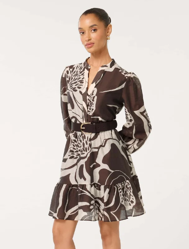 Halter Neck Women Dress to Show Off the Shoulders and NecklineHollie Petite Blouson Sleeve Mini Dress Halter Neck Women Dress to Show Off the Shoulders and NecklineHollie Petite Blouson Sleeve Mini Dress