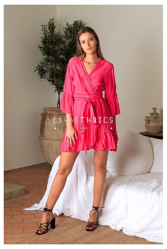 Sheath Women Dress with a Tailored Fit for a Professional LookAtara short raspberry dress Sheath Women Dress with a Tailored Fit for a Professional LookAtara short raspberry dress