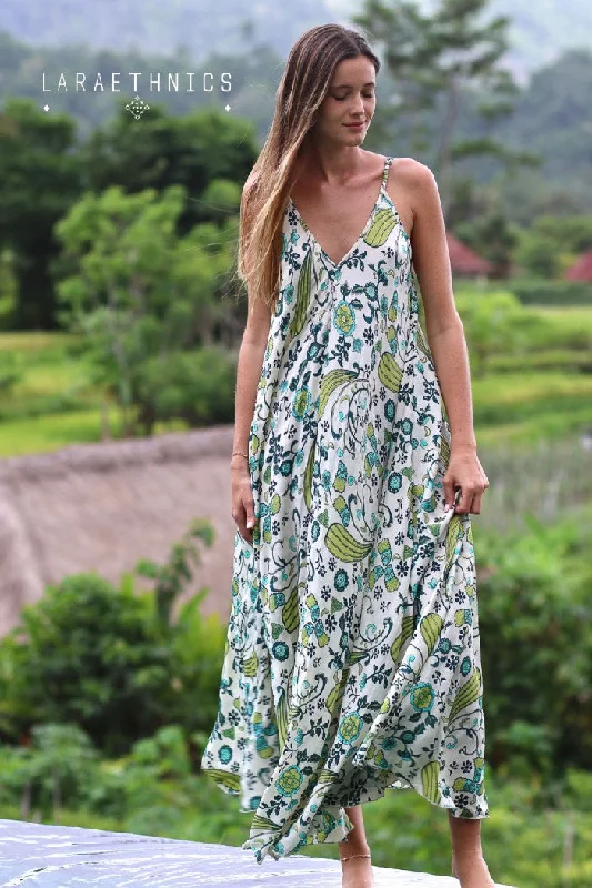 Mermaid - Style Women Dress with a Fitted Silhouette for Special OccasionsCalypso crm turquoise strappy dress Mermaid - Style Women Dress with a Fitted Silhouette for Special OccasionsCalypso crm turquoise strappy dress