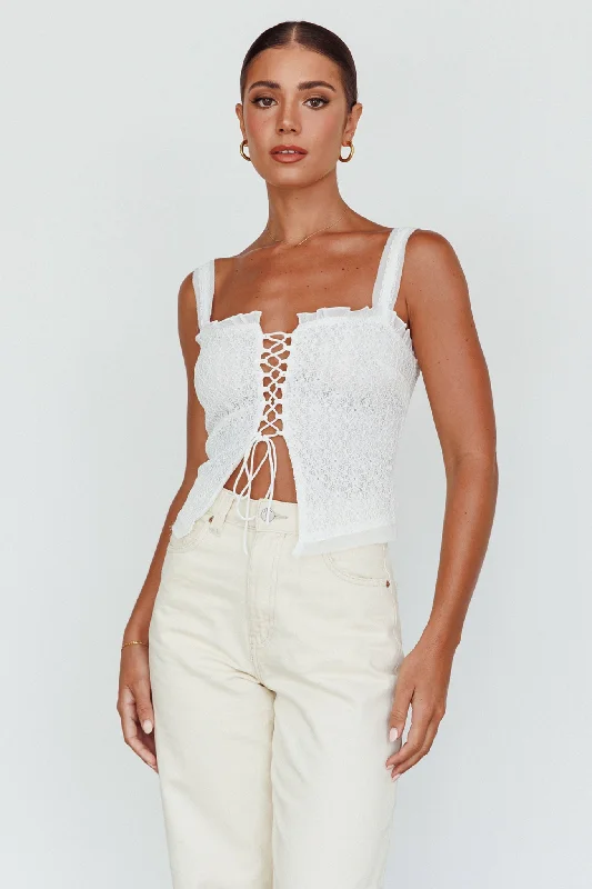 Ball Gown Women Dress with a Full Skirt for a Princess - like LookNever Miss Lace-Up Bust Top White Ball Gown Women Dress with a Full Skirt for a Princess - like LookNever Miss Lace-Up Bust Top White