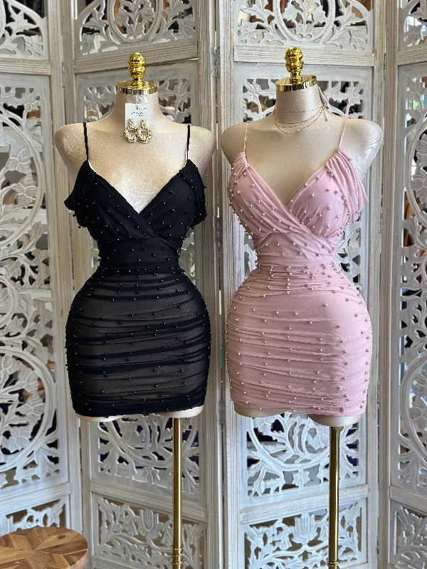 Ball Gown Women Dress with a Full Skirt for a Princess - like LookOff Shoulder Mini Pearl Dress - Estira, Stretchy Ball Gown Women Dress with a Full Skirt for a Princess - like LookOff Shoulder Mini Pearl Dress - Estira, Stretchy