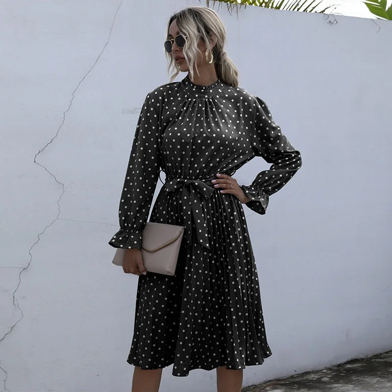 Off - the - Shoulder Women Dress for a Romantic and Feminine Look Off - the - Shoulder Women Dress for a Romantic and Feminine Look KittenAlarm - Dot Printed High Waist Spring Autumn Dress Women Long Sleeve A-line Pleated Dress Plus Size Off - the - Shoulder Women Dress for a Romantic and Feminine Look Off - the - Shoulder Women Dress for a Romantic and Feminine Look KittenAlarm - Dot Printed High Waist Spring Autumn Dress Women Long Sleeve A-line Pleated Dress Plus Size