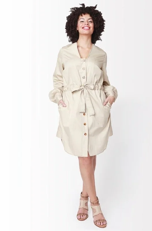 Pleated Women Dress with a Timeless and Elegant Texture Pleated Women Dress with a Timeless and Elegant Texture Emme Shirt Dress // Khaki Pleated Women Dress with a Timeless and Elegant Texture Pleated Women Dress with a Timeless and Elegant Texture Emme Shirt Dress // Khaki