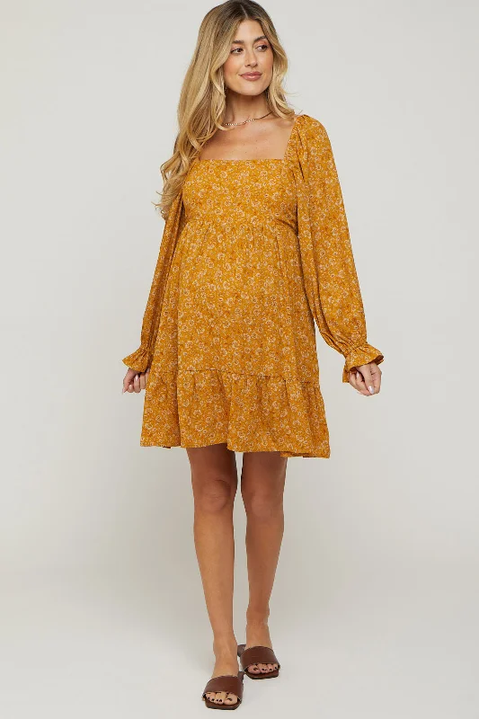 Pleated Women Dress with a Timeless and Elegant Texture Pleated Women Dress with a Timeless and Elegant Texture Gold Floral Chiffon Square Neck Ruffle Hem Maternity Dress Pleated Women Dress with a Timeless and Elegant Texture Pleated Women Dress with a Timeless and Elegant Texture Gold Floral Chiffon Square Neck Ruffle Hem Maternity Dress