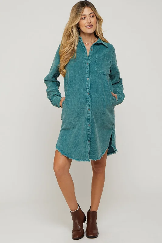 Empire Waist Women Dress to Accentuate the Bust and Conceal the Waist Empire Waist Women Dress to Accentuate the Bust and Conceal the Waist Jade Corduroy Button Down Collared Maternity Dress Empire Waist Women Dress to Accentuate the Bust and Conceal the Waist Empire Waist Women Dress to Accentuate the Bust and Conceal the Waist Jade Corduroy Button Down Collared Maternity Dress
