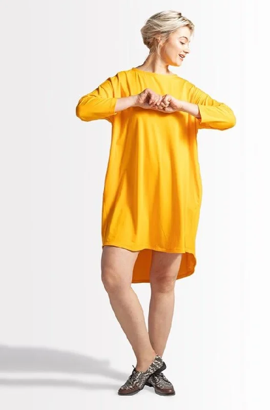 Shift Women Dress with a Simple and Classic Design for Everyday Wear Shift Women Dress with a Simple and Classic Design for Everyday Wear Khrstyana Dress // Marigold