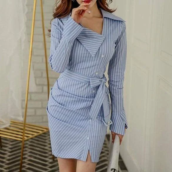 Halter Neck Women Dress to Show Off the Shoulders and Neckline Halter Neck Women Dress to Show Off the Shoulders and Neckline FashionSierra - Lady Elegant Striped Short Dress Long Sleeve Pencil Dress Halter Neck Women Dress to Show Off the Shoulders and Neckline Halter Neck Women Dress to Show Off the Shoulders and Neckline FashionSierra - Lady Elegant Striped Short Dress Long Sleeve Pencil Dress