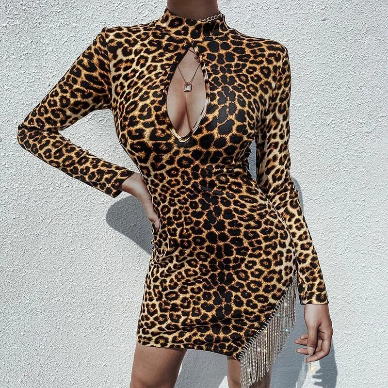 Long - Sleeve Women Dress in Velvet for a Luxurious Winter Look Long - Sleeve Women Dress in Velvet for a Luxurious Winter Look FashionSierra - Leopard Print Chain Tassels Detail Dress Women Mock Neck Long Sleeve Bodycon Dress Front Cut Out Slim Fit Mini Dresses Long - Sleeve Women Dress in Velvet for a Luxurious Winter Look Long - Sleeve Women Dress in Velvet for a Luxurious Winter Look FashionSierra - Leopard Print Chain Tassels Detail Dress Women Mock Neck Long Sleeve Bodycon Dress Front Cut Out Slim Fit Mini Dresses