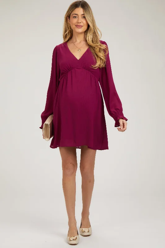 Sheath Women Dress with a Tailored Fit for a Professional Look Sheath Women Dress with a Tailored Fit for a Professional Look Magenta V-Neck Long Sleeve Maternity Dress Sheath Women Dress with a Tailored Fit for a Professional Look Sheath Women Dress with a Tailored Fit for a Professional Look Magenta V-Neck Long Sleeve Maternity Dress