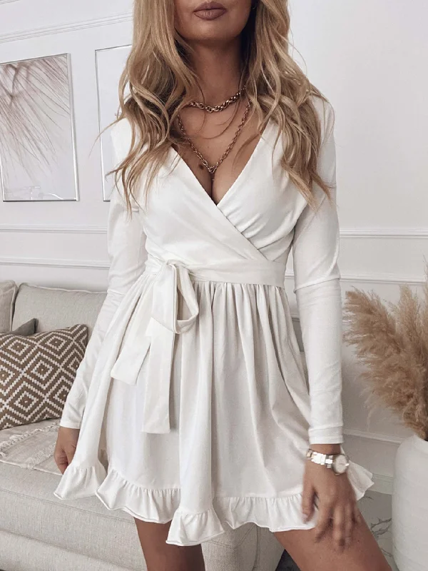 Ruffled Women Dress with Multiple Layers for a Playful and Girly Style Ruffled Women Dress with Multiple Layers for a Playful and Girly Style KittenAlarm - Ruffle Hem Solid A-line Dress Ruffled Women Dress with Multiple Layers for a Playful and Girly Style Ruffled Women Dress with Multiple Layers for a Playful and Girly Style KittenAlarm - Ruffle Hem Solid A-line Dress