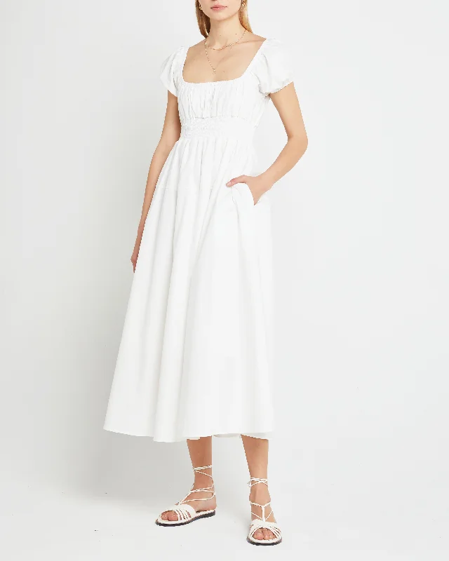 Midi dresses with mesh inserts for a trendy and breathable optionAntheia Dress