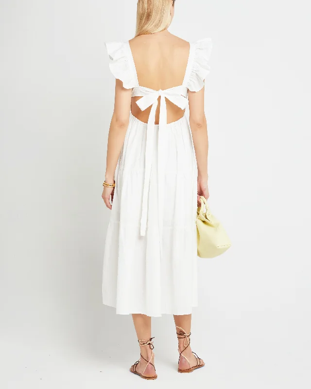 Midi dresses with ruffled hems for a romantic date nightMariella Dress