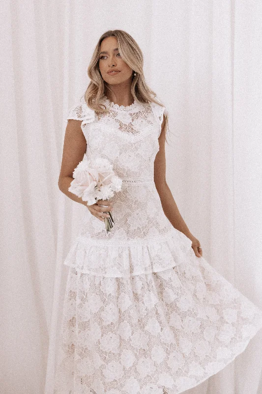 Maxi dresses with one - shoulder designs for a stylish and asymmetric lookCarol Maxi Dress - White Maxi dresses with one - shoulder designs for a stylish and asymmetric lookCarol Maxi Dress - White