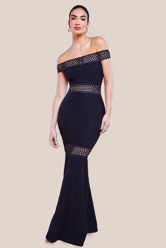 Animal print maxi dresses for a statement - making outfitGoddiva Off The Shoulder Ribbed Bodycon Maxi Dress - Black Animal print maxi dresses for a statement - making outfitGoddiva Off The Shoulder Ribbed Bodycon Maxi Dress - Black