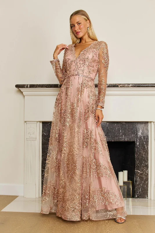 Maxi dresses with balloon sleeves for a vintage - inspired style Maxi dresses with balloon sleeves for a vintage - inspired style Dylan & Davids Long Sleeve Formal Dress Evening Gown Rose Gold Maxi dresses with balloon sleeves for a vintage - inspired style Maxi dresses with balloon sleeves for a vintage - inspired style Dylan & Davids Long Sleeve Formal Dress Evening Gown Rose Gold