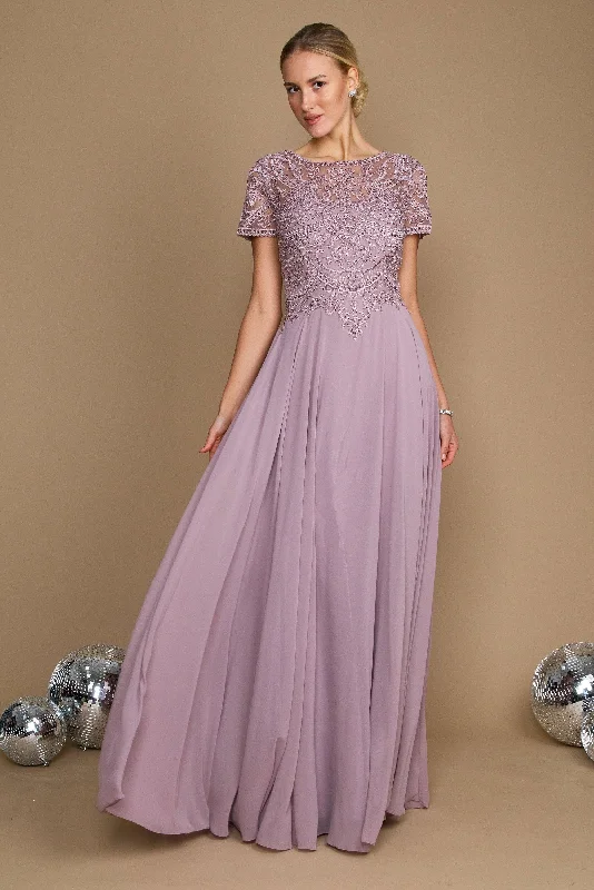 Maxi dresses with balloon sleeves for a vintage - inspired style Maxi dresses with balloon sleeves for a vintage - inspired style Dylan & Davids Short Sleeve Formal Mother of the Bride Dress Mauve Maxi dresses with balloon sleeves for a vintage - inspired style Maxi dresses with balloon sleeves for a vintage - inspired style Dylan & Davids Short Sleeve Formal Mother of the Bride Dress Mauve