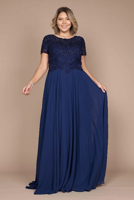 Polyester maxi dresses for easy - care and durability Polyester maxi dresses for easy - care and durability Dylan & Davids Short Sleeve Formal Mother of the Bride Dress Navy Polyester maxi dresses for easy - care and durability Polyester maxi dresses for easy - care and durability Dylan & Davids Short Sleeve Formal Mother of the Bride Dress Navy