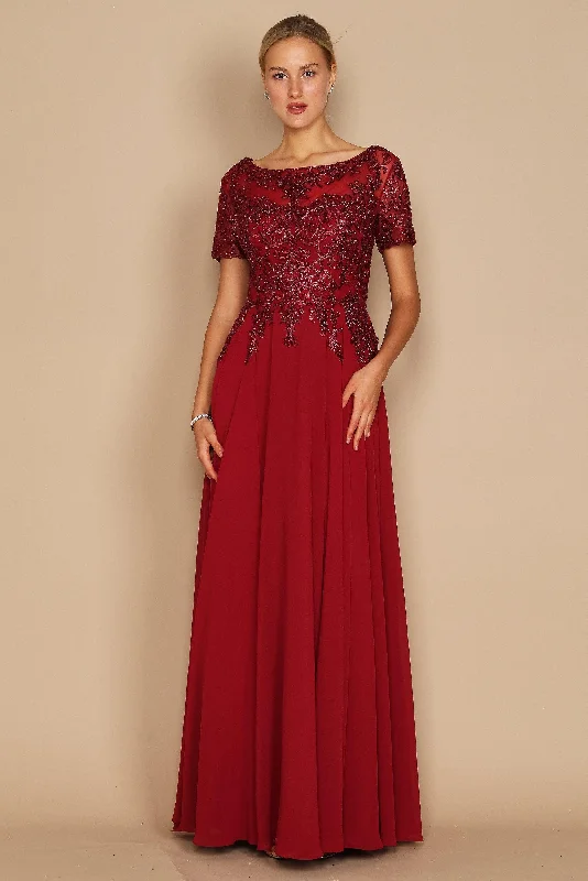 Maxi dresses with a wrap - around style for a customizable fit Maxi dresses with a wrap - around style for a customizable fit Dylan & Davids Short Sleeve Mother of the Bride Formal Dress Burgundy Maxi dresses with a wrap - around style for a customizable fit Maxi dresses with a wrap - around style for a customizable fit Dylan & Davids Short Sleeve Mother of the Bride Formal Dress Burgundy