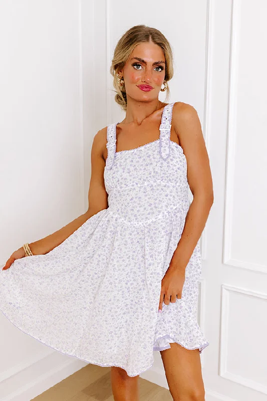 Mini dresses with cut - out details for a trendy lookFrench Countryside Floral Mini Dress Mini dresses with cut - out details for a trendy lookFrench Countryside Floral Mini Dress