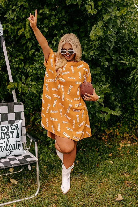 Cotton mini dresses for a comfortable everyday optionSchool Spirit Sequin Embroidered Mini Dress in Texas Rust Curves Cotton mini dresses for a comfortable everyday optionSchool Spirit Sequin Embroidered Mini Dress in Texas Rust Curves