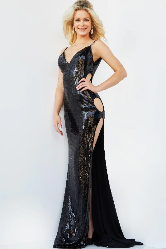 Wedding guest dresses with fringe accents for a bohemian - inspired weddingJovani 07532 Prom Long Spaghetti Strap Formal Dress Wedding guest dresses with fringe accents for a bohemian - inspired weddingJovani 07532 Prom Long Spaghetti Strap Formal Dress