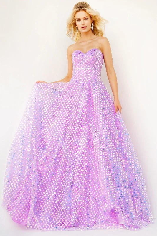 Wedding guest dresses with belted waists and knee - length skirtsJovani 08605 Long Strapless Prom Ball Gown Wedding guest dresses with belted waists and knee - length skirtsJovani 08605 Long Strapless Prom Ball Gown