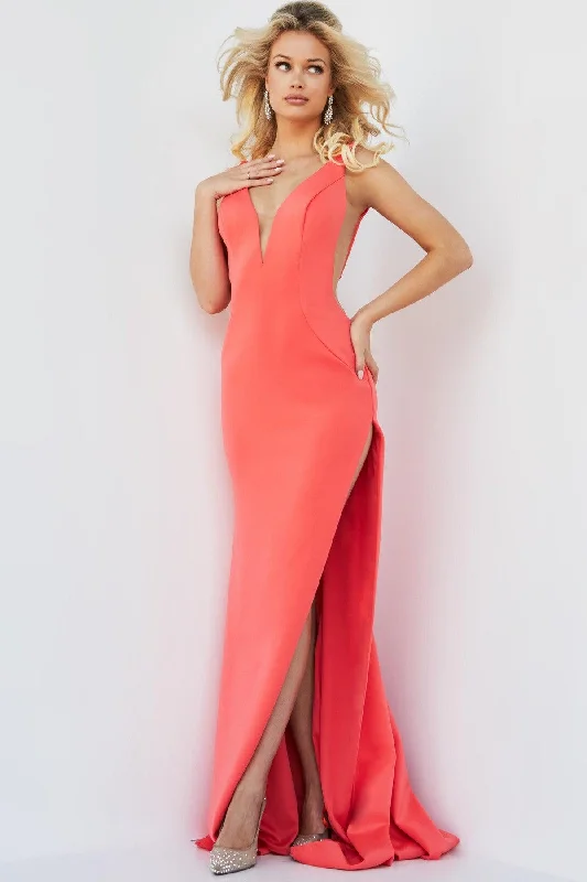 Velvet - trimmed wedding guest dresses in burgundy for a formal eventJovani 08695 Long Formal Sleeveless Fitted Prom Dress Velvet - trimmed wedding guest dresses in burgundy for a formal eventJovani 08695 Long Formal Sleeveless Fitted Prom Dress