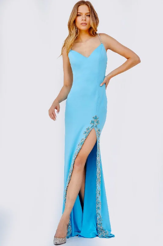 Wedding guest dresses with abstract prints and long trainsJovani 09009 Long Formal Fitted Prom Dress Wedding guest dresses with abstract prints and long trainsJovani 09009 Long Formal Fitted Prom Dress