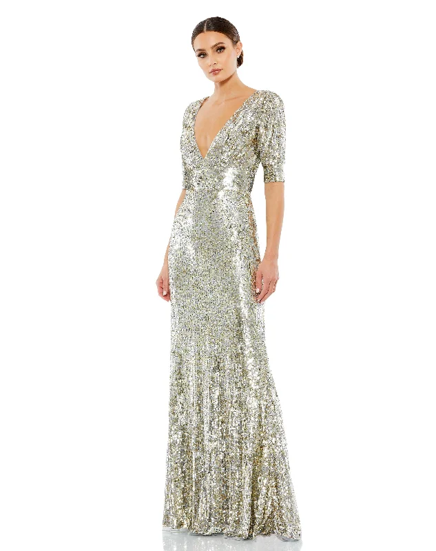 Wedding guest dresses with belted waists and knee - length skirtsMac Duggal 4707 Long Formal Short Sleeve Evening Gown Wedding guest dresses with belted waists and knee - length skirtsMac Duggal 4707 Long Formal Short Sleeve Evening Gown